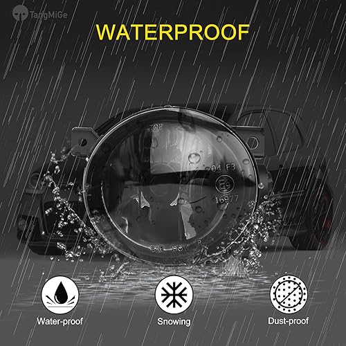 Miniatura 6 de TangMiGe Faros antiniebla para Volkswagen GTIVolkswagen Jetta 2006 2007 2008 2009 2010, repuesto de faros antiniebla premium (VW GTIJetta), 1 par,