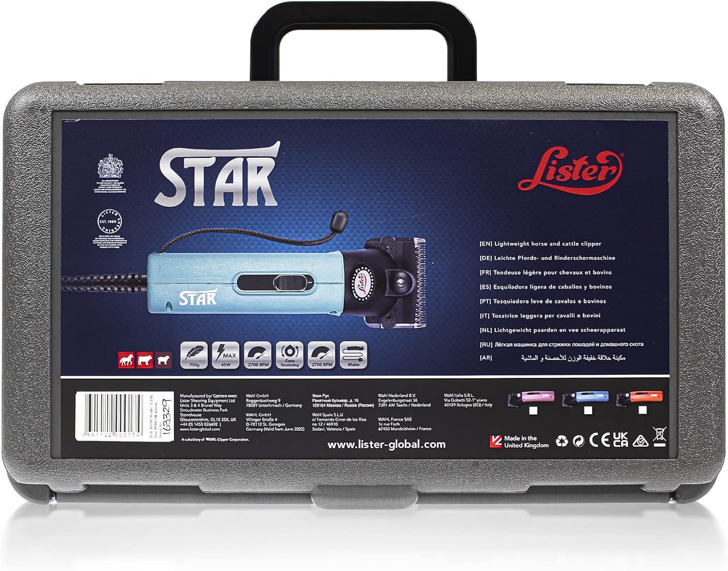 Lister Wahl Star Tondeuse Vert