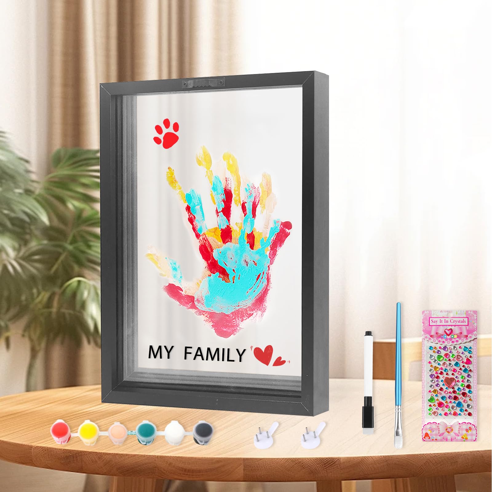 XQC Family Handprint Kit - DIY Keepsake Frame -8