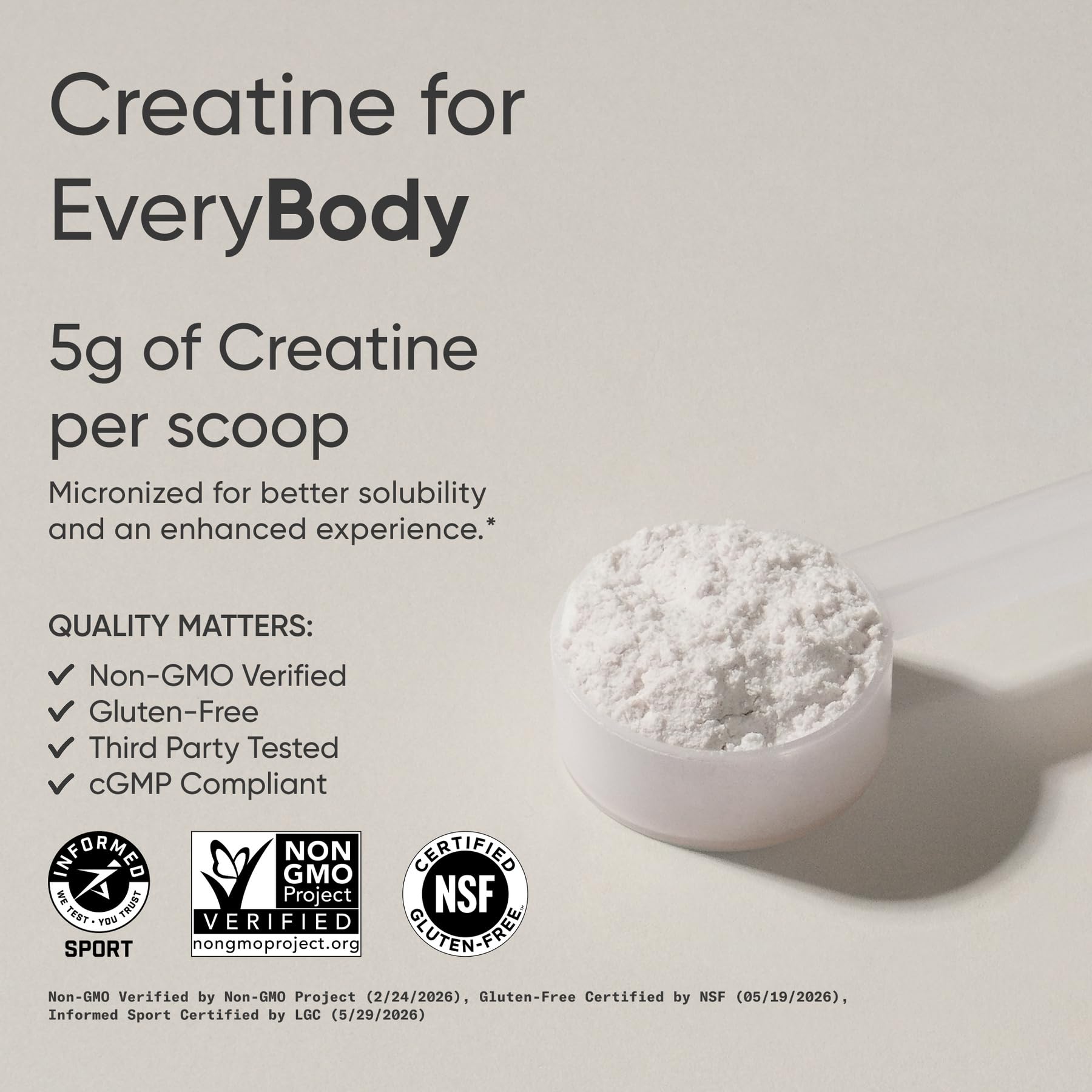 Sports Research® Creatine Monohydrate Powder 5g, Fruit Punch (13.97oz) — Amazon image 2