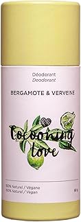Cocooning Love 100% Natural and Vegan - Deodorant - Bergamot and Verbena, 80gram