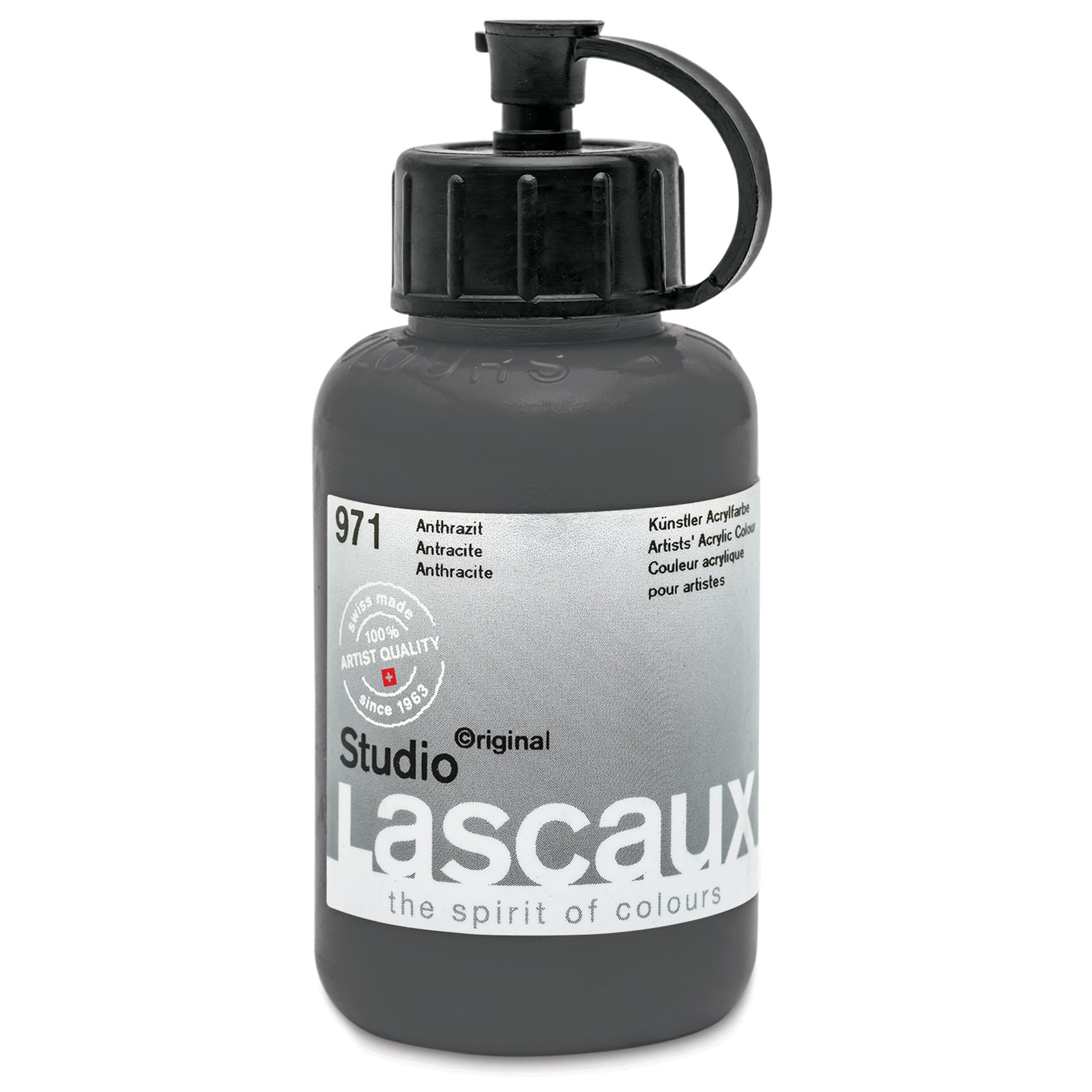 Lascaux Anthracite : Studio Acrylic : 85Ml :