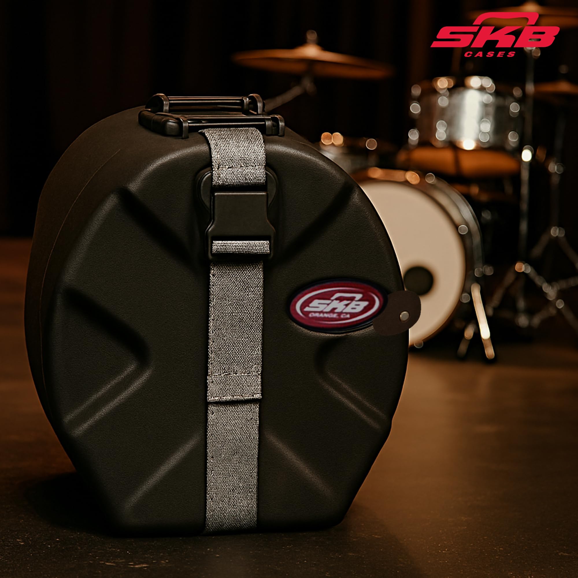 Amazon.com: SKB 4 X 14 Snare Case with Padded Interior : Musical