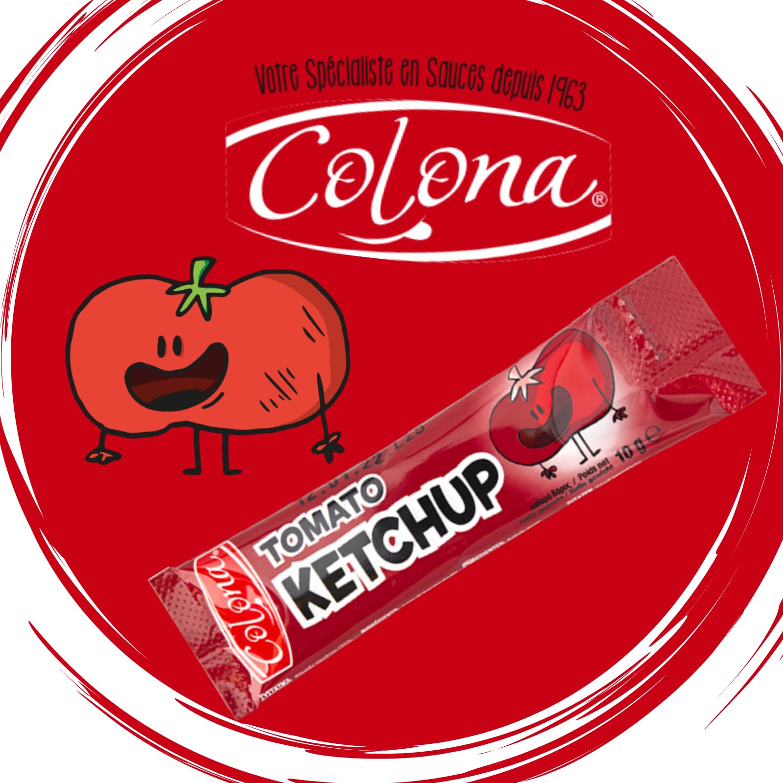 stick sauce Ketchup Colona 10g (500)