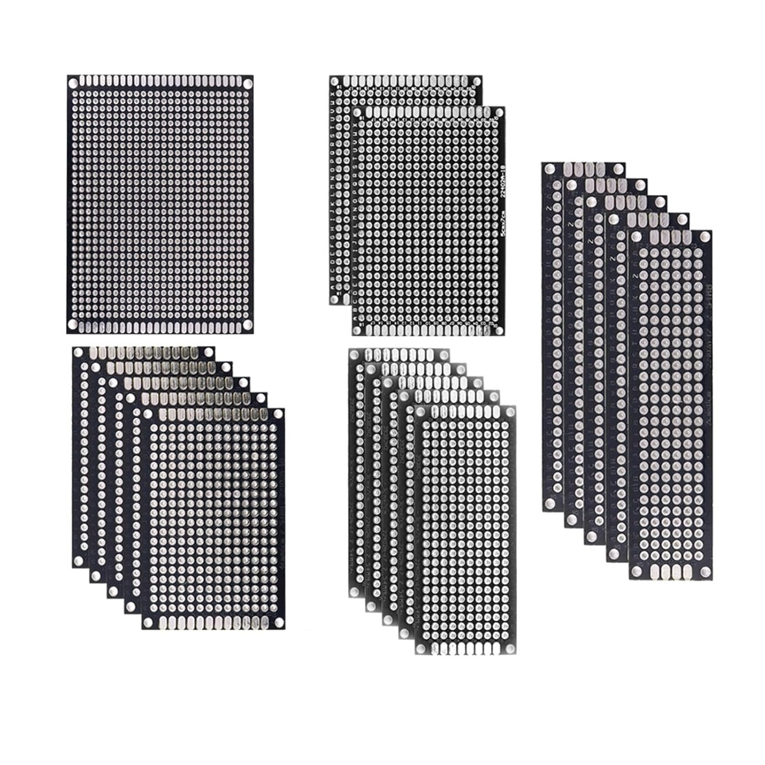 5/10PCS PCB Board Prototype Board Black Double Side Circuit Boards 2x8 3x7 4x6 6x8 5x7 7x9cm DIY Electronic Kit(Black 2x8 5Pcs)