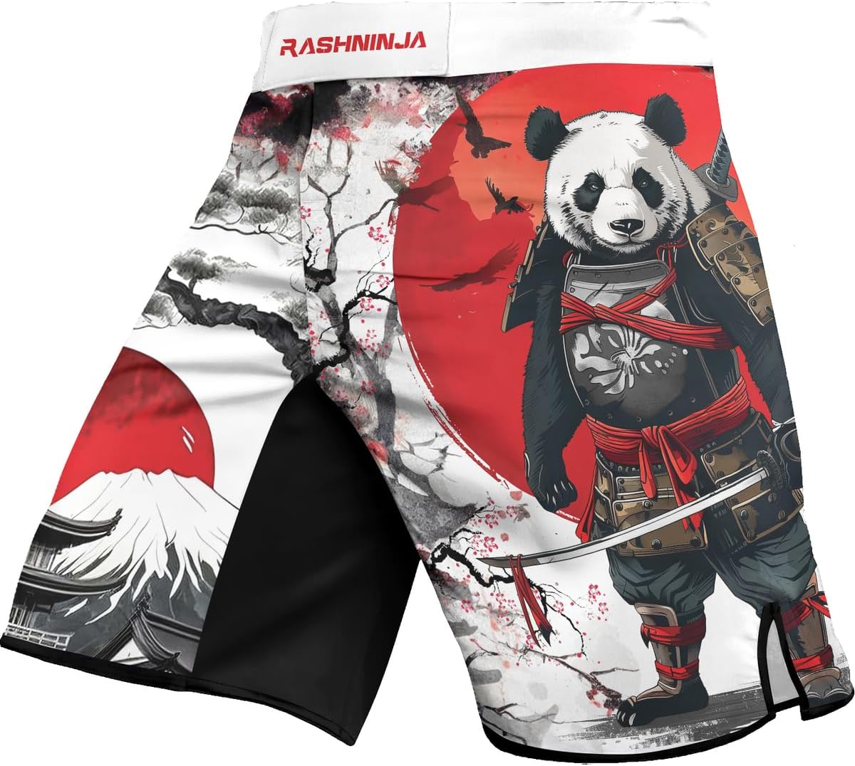 Panda Grappling Combat Shorts Men MMA Fight Shorts BJJ Boxing Wrestling Jiu Jitsu
