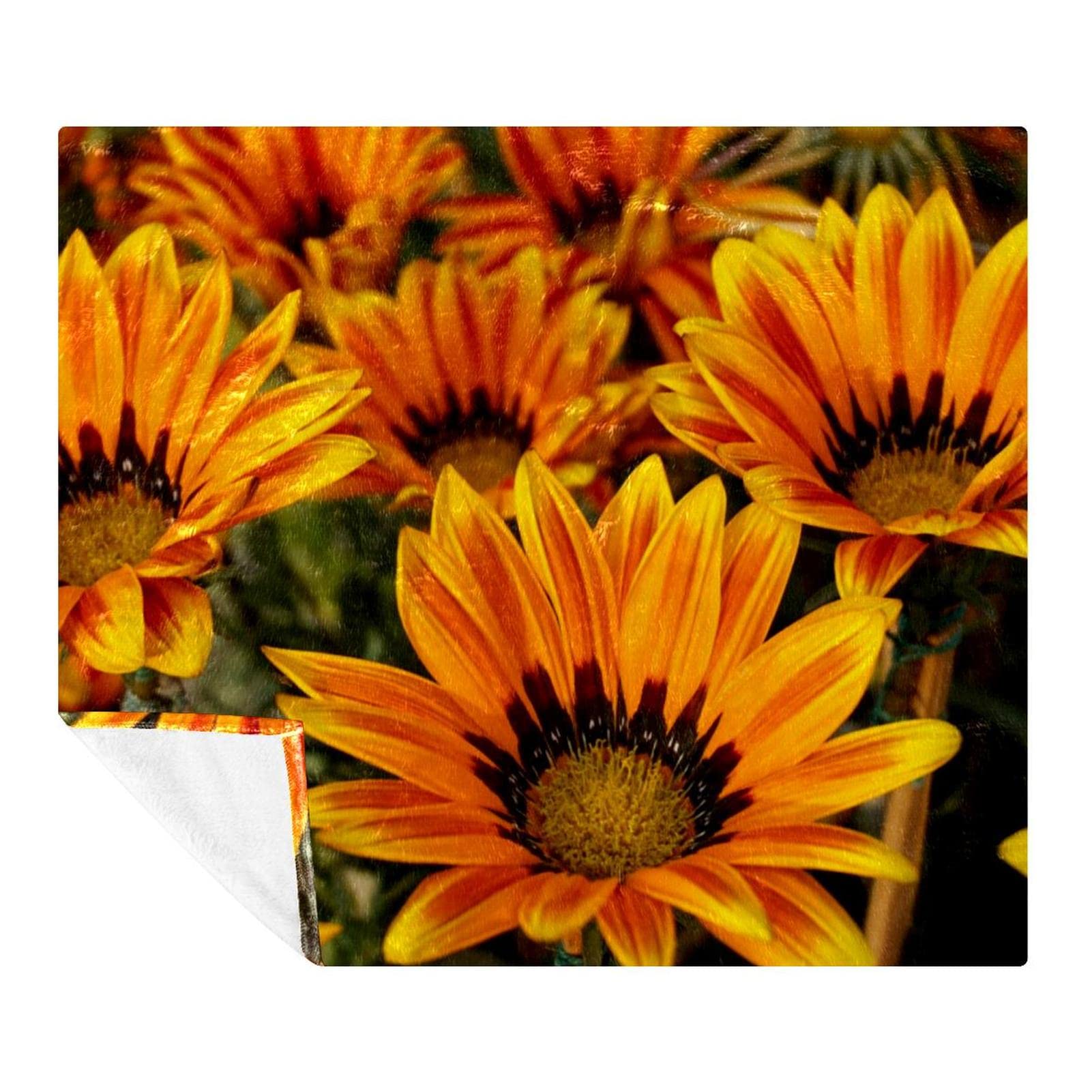 Couverture polaire chrysanthème contre le froid de la chambre