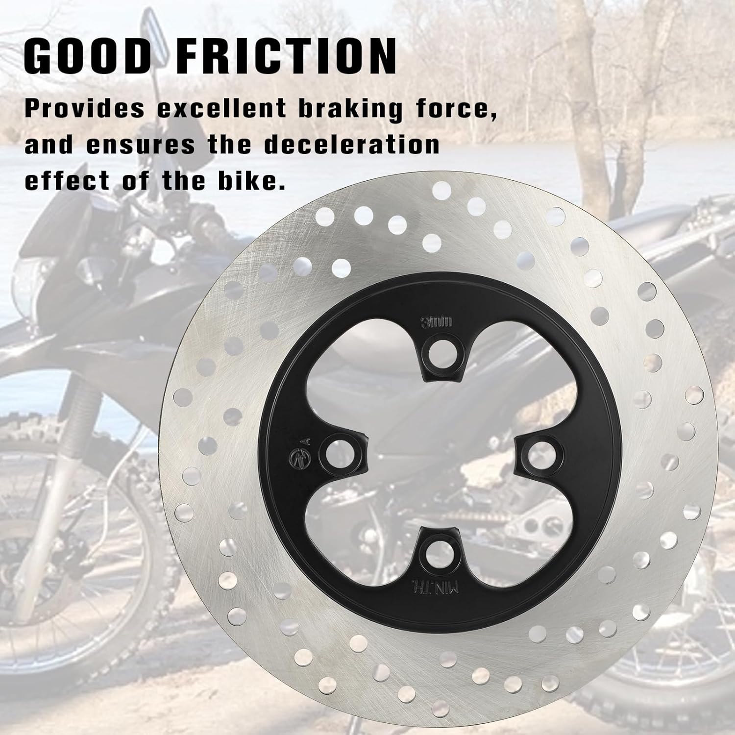 Rear Brake Rotor for Hawk 250,Motorcycle Brake Disc Plate for Hawk250/Hawk 250cc