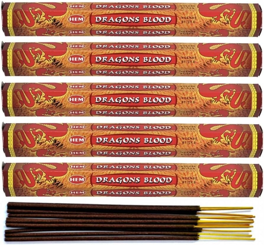 Miniatura 1 de Dragons Blood - 100 varillas de incienso de salvia blanca para interiores y exteriores, para dormitorio, adoración, meditación, yoga, terapia de