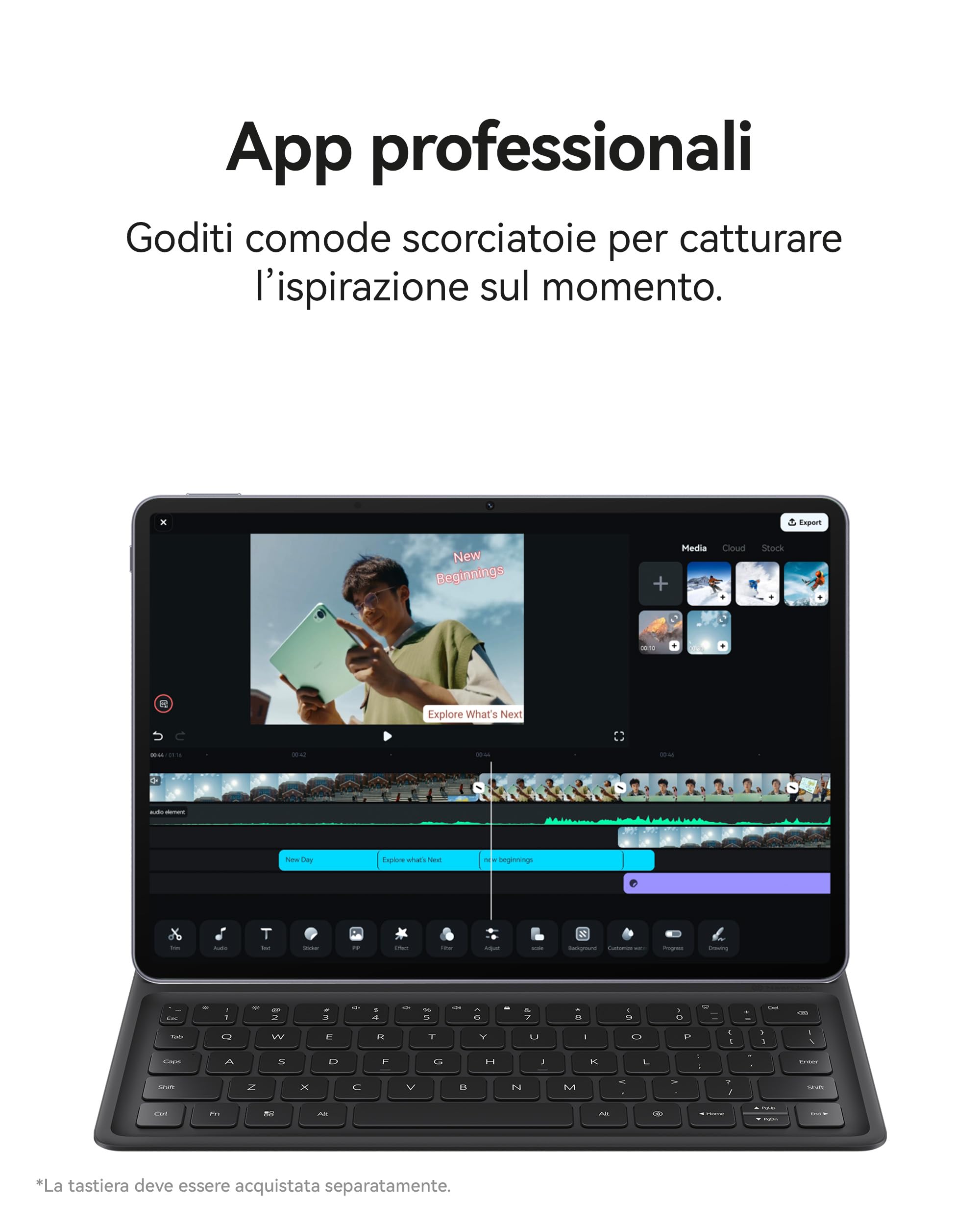 HUAWEI MatePad 11.5 S 2026 Tablet con Display PaperMatte ultra-luminoso 2.8K 144Hz, 12+256GB, Batteria da 8800 mAh, SuperCharge 40W, WiFi 6+, Bluetooth 5.2, M-Pencil Pro, Garanzia di 30 mesi