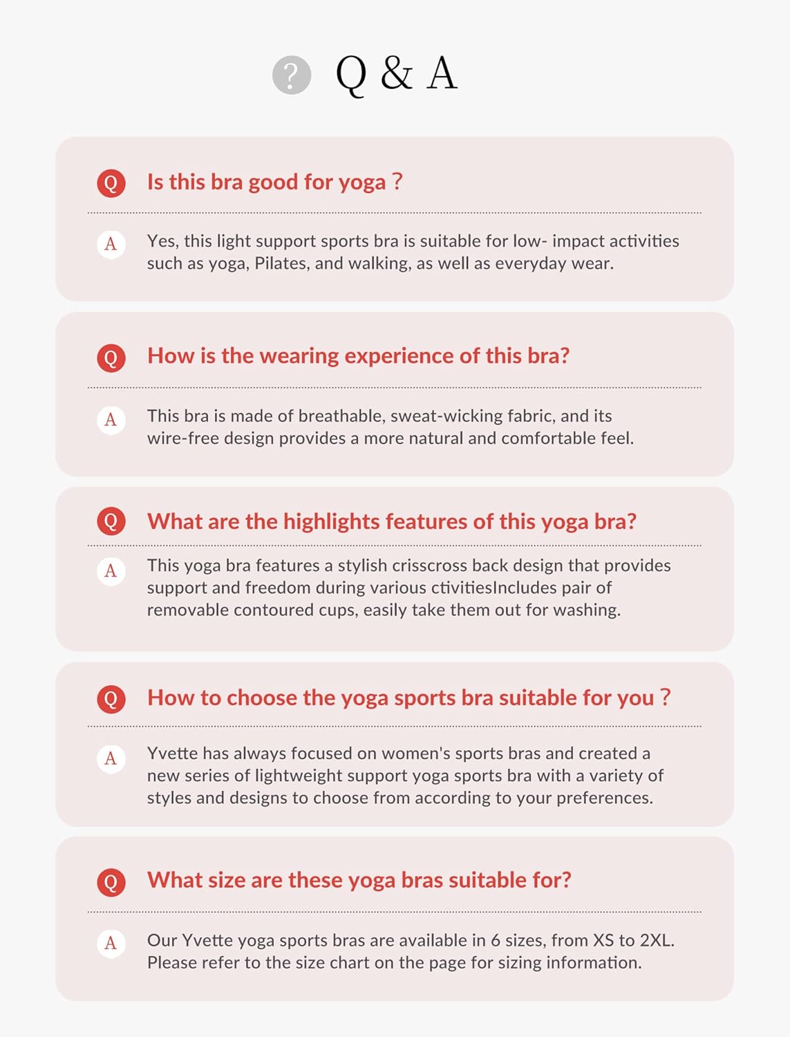 Yvette Yoga Sports Bras for Women Light Support Sexy Criss Cross Back Bra with Removable Pad - Image 8