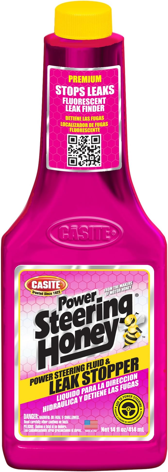 Motor Honey C155-12 Premium Power Steering Honey with Leak Stopper, 14 fl. oz.