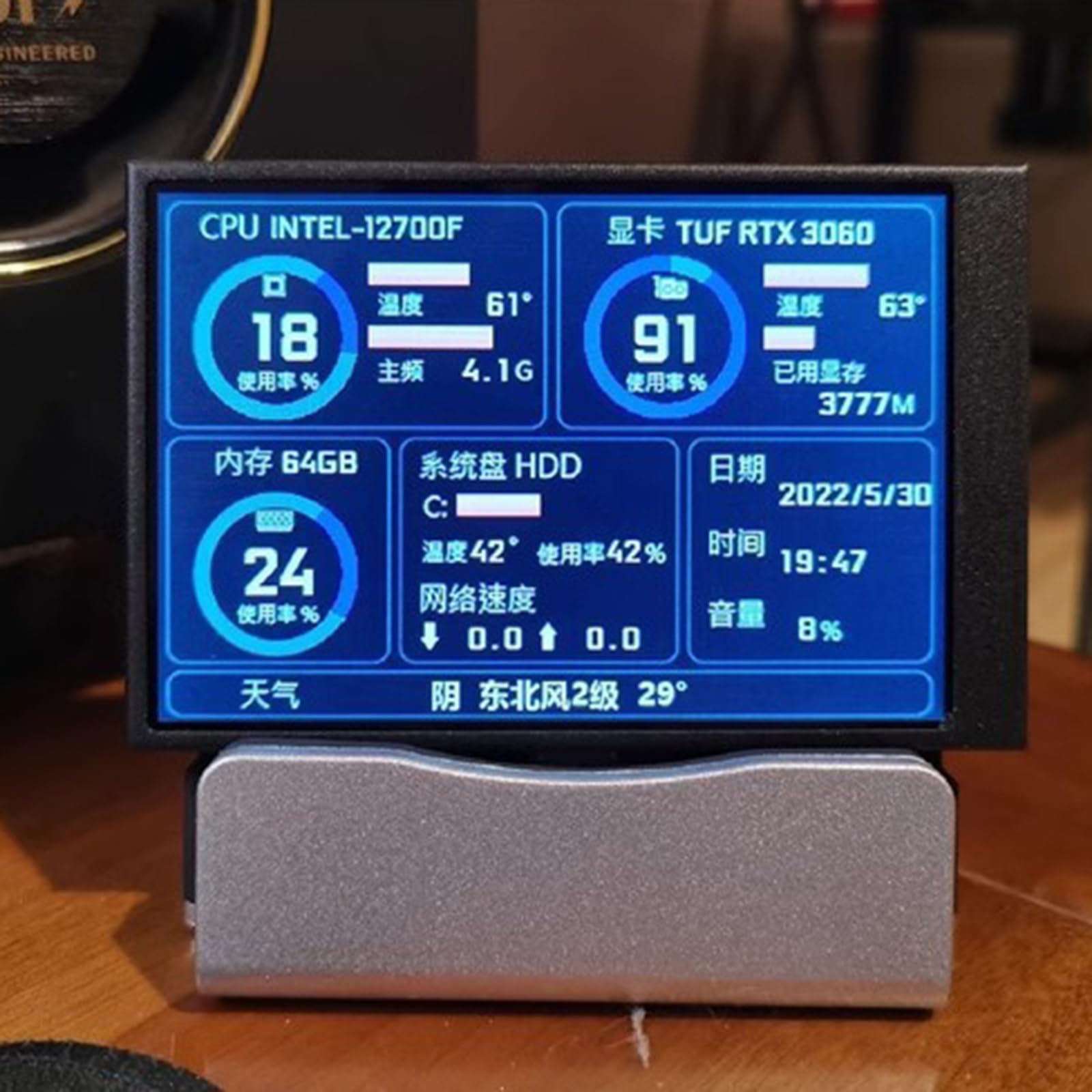 Amazon.co.jp: 3.5インチタイプCポータブルセカンダリディスプレイ多