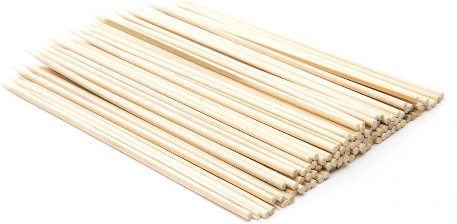 Fox Run 5476 Bamboo Skewers, 6", Brown