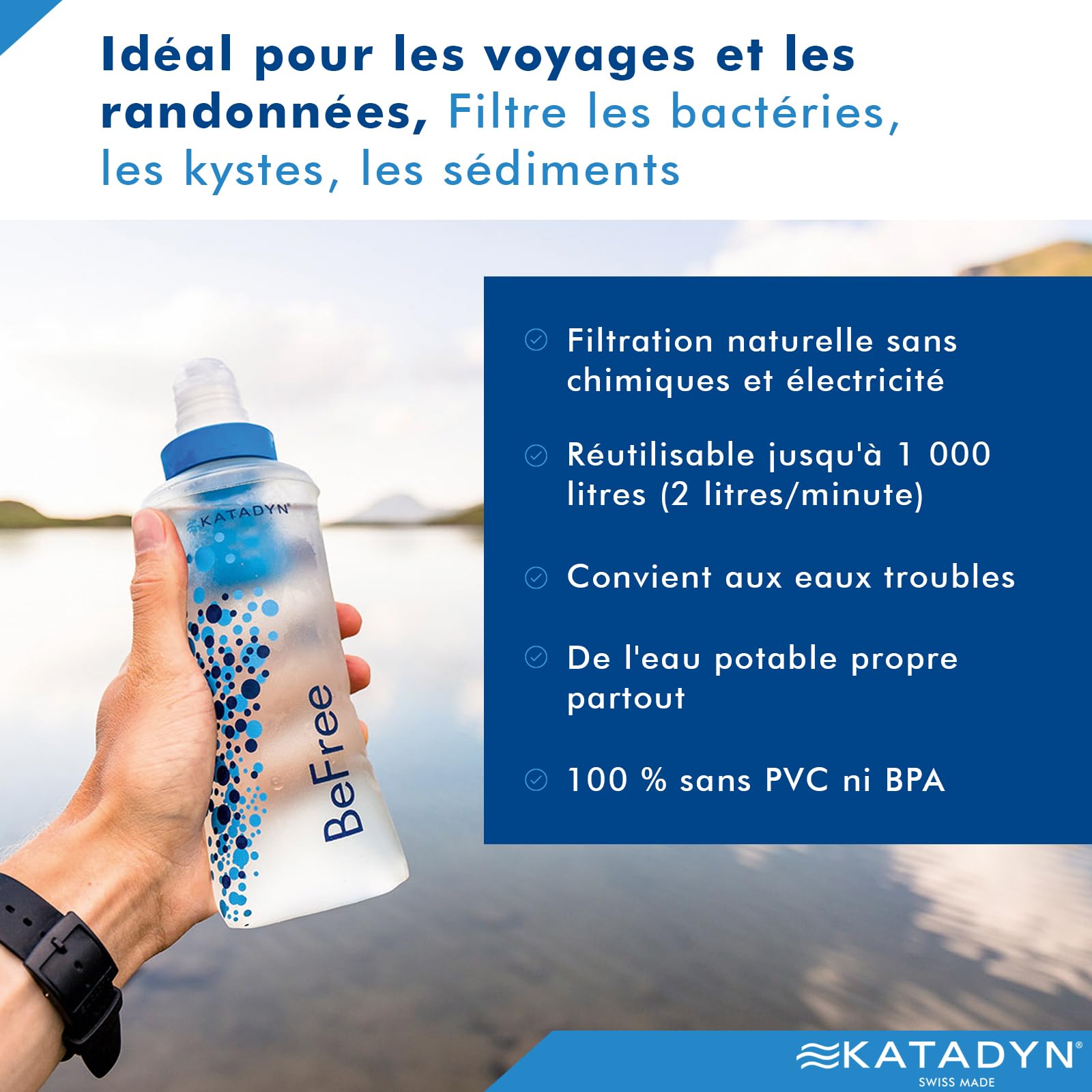 Katadyn Outdoor Wasserfilter BeFree 1 L