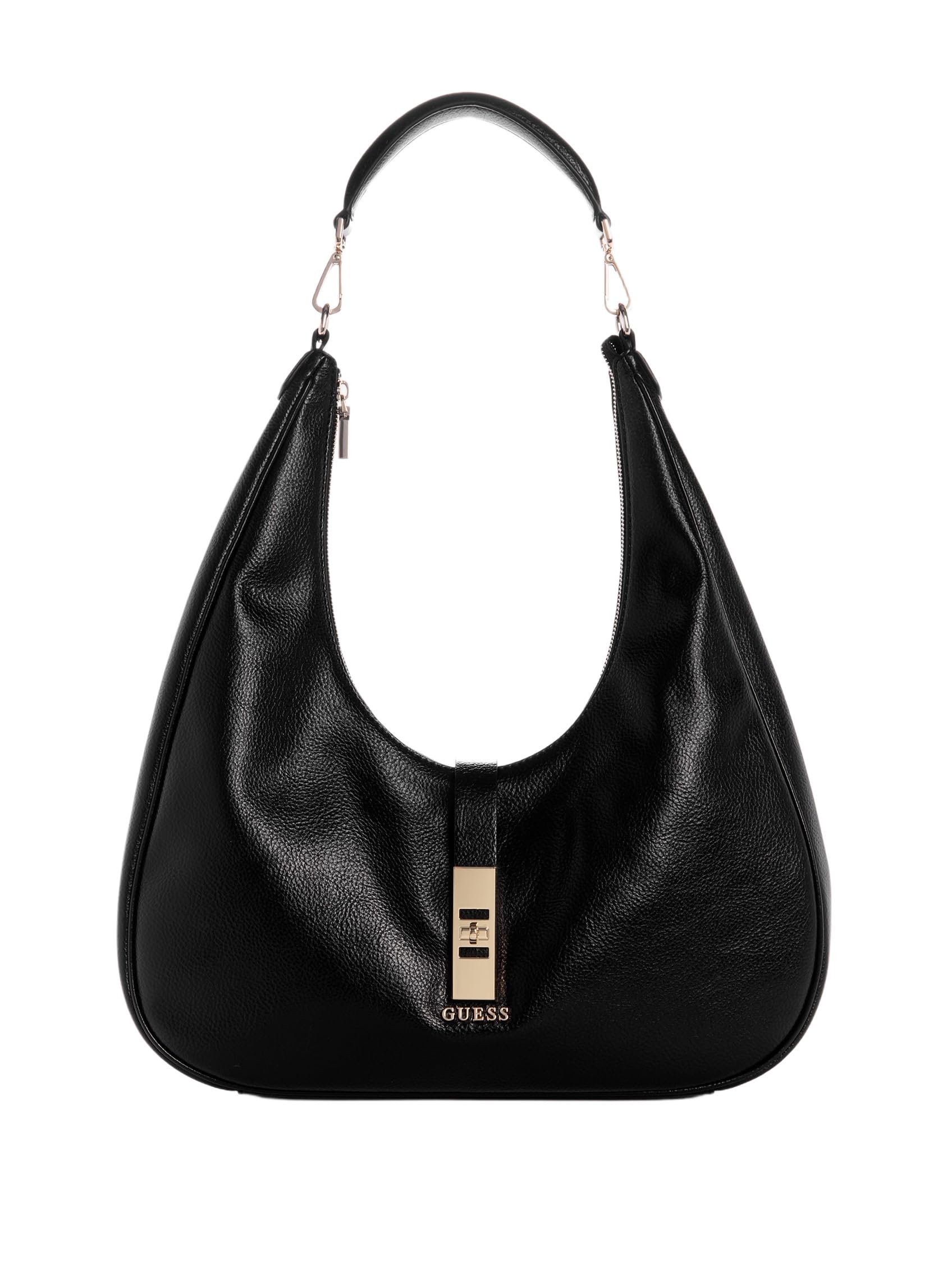 GUESS bolso de hombro Brooke Hobo Black negro