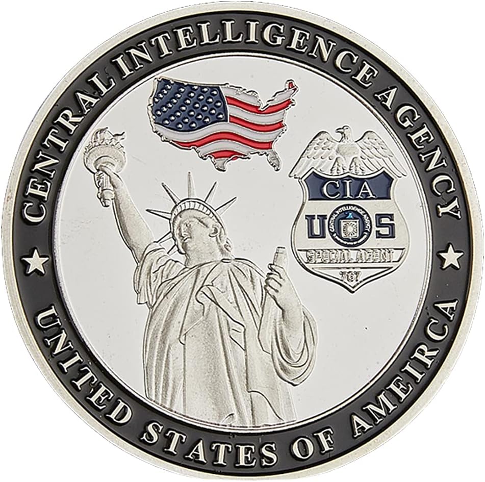 Bemvp Us Statue of Liberty Souvenirs Silver Plated Coin of the Usa Bald Eagle Challenge Coins Commemorative Coin