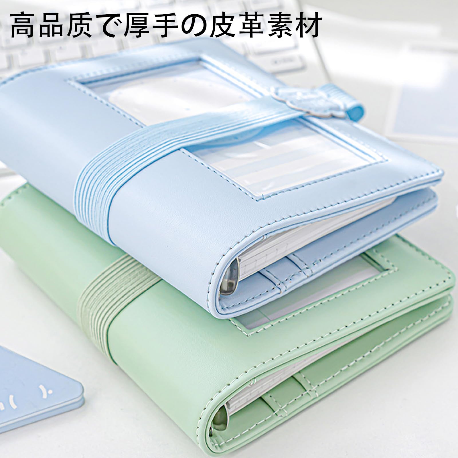 Amazon.co.jp: A7 システム手帳 6穴 バインダー レザー ノート