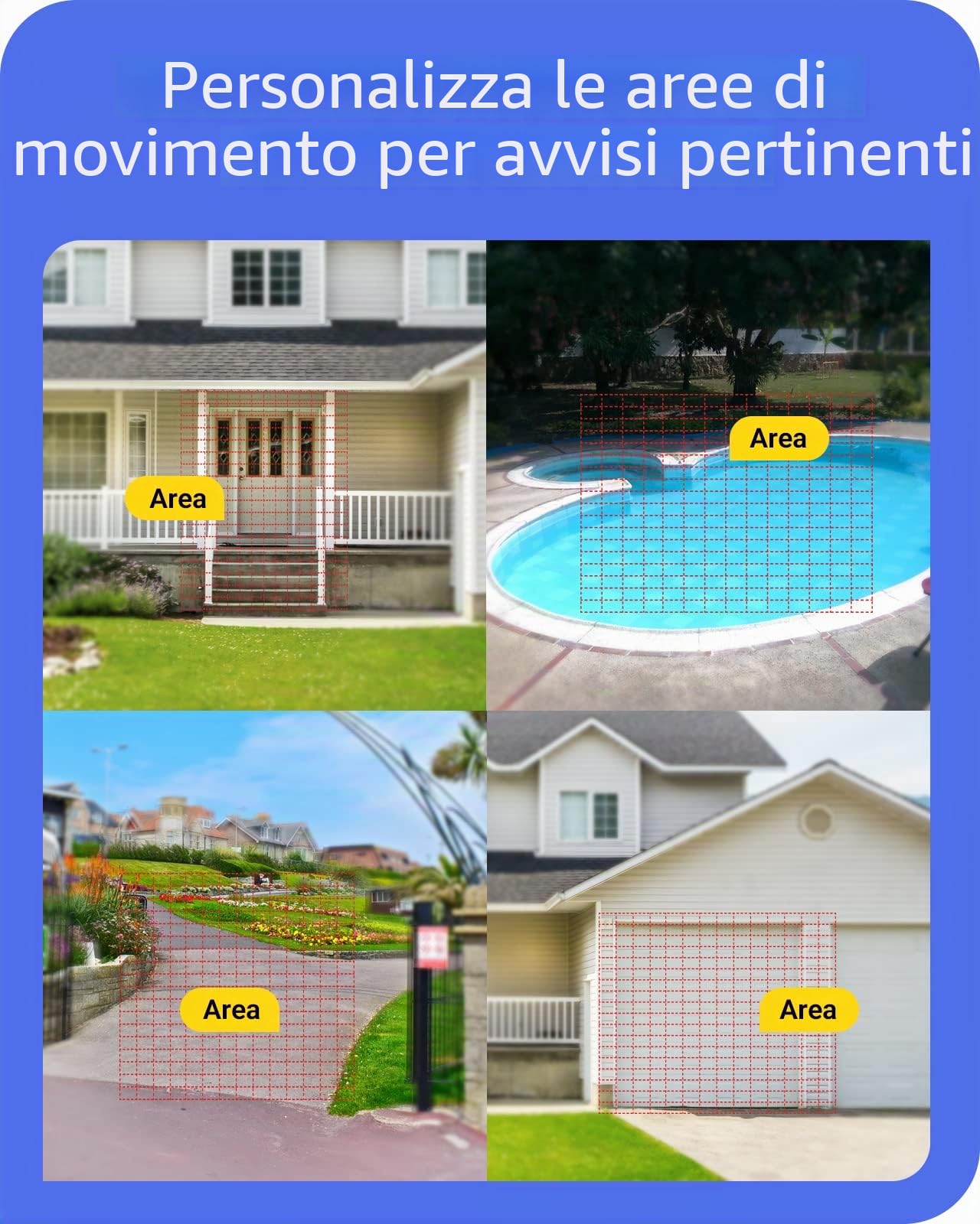ANNKE Sistema di sorveglianza 8CH PoE NVR per registrazione 24/7, sicurezza interna ed esterna, supporta 8 X 6MP/5MP/1080p/720p HD PoE IP, H.265+ (HDD non incluso)