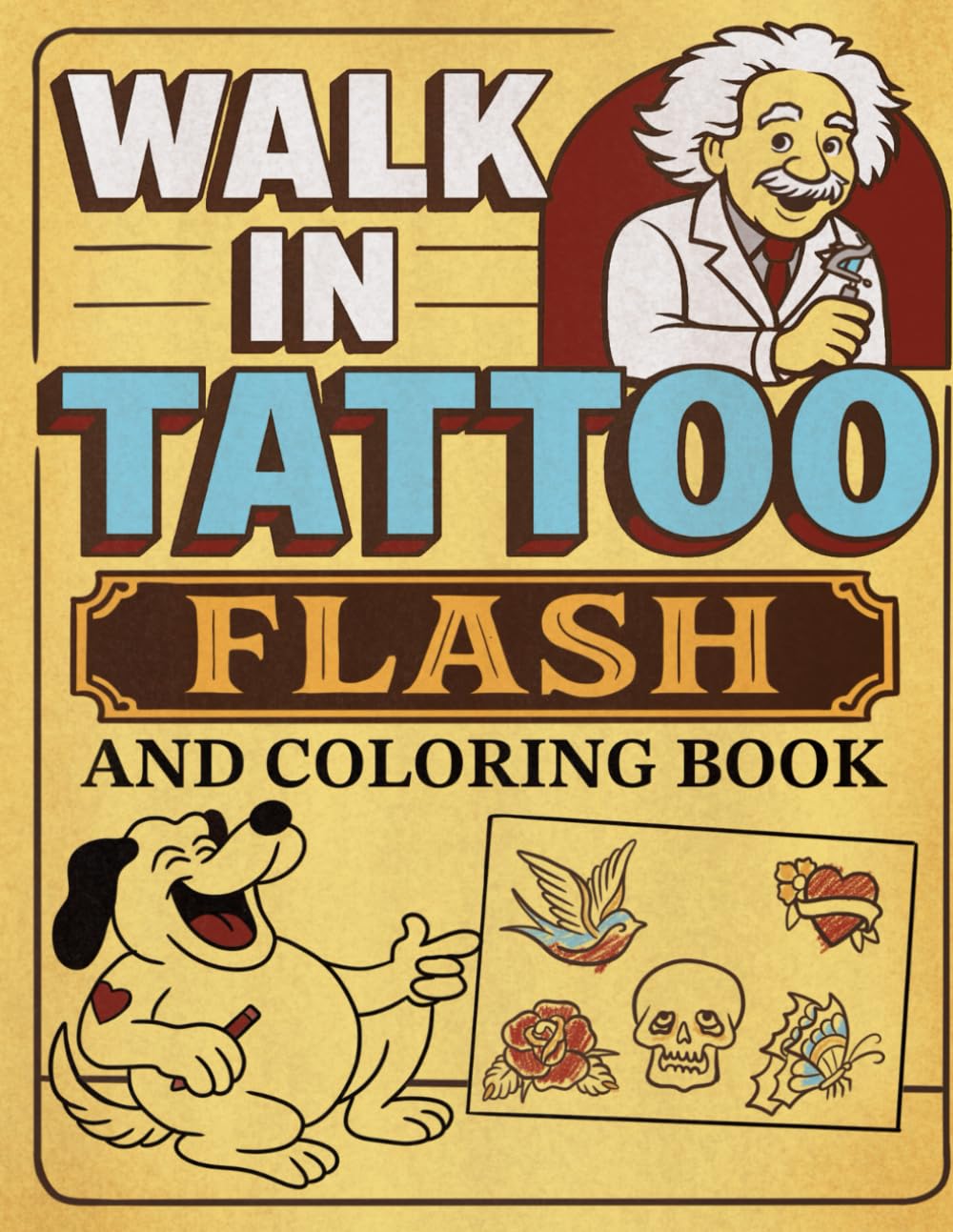 Walk in tattoo flash: And coloring book