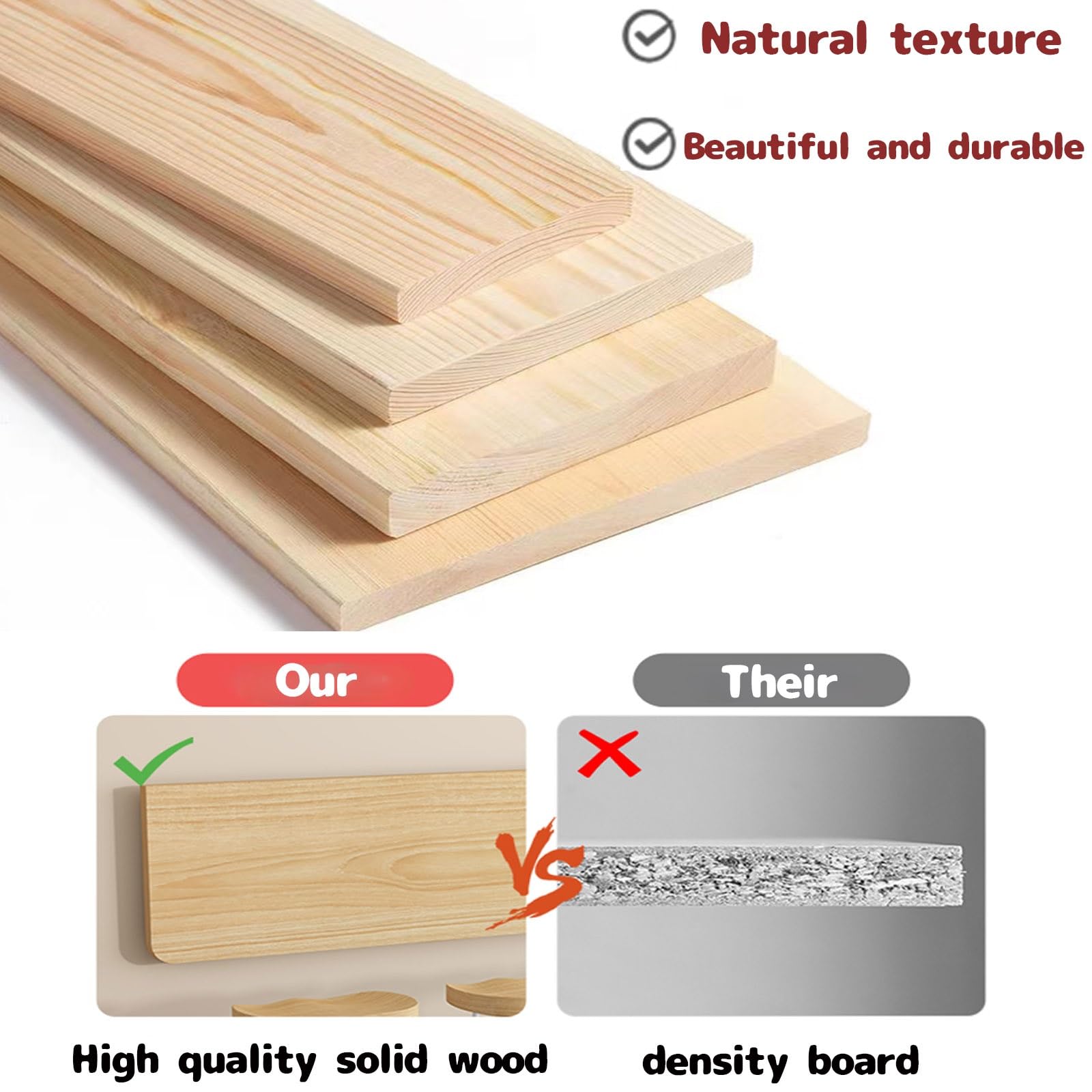 Klapptisch Wand Wandklapptisch Massivholzmaterial Esstisch KüChentisch FüR Die Wand Bartisch Stehtisch Wandtisch Tisch Klappbar Zur Wandmontage Platz Sparen (80x40cm)