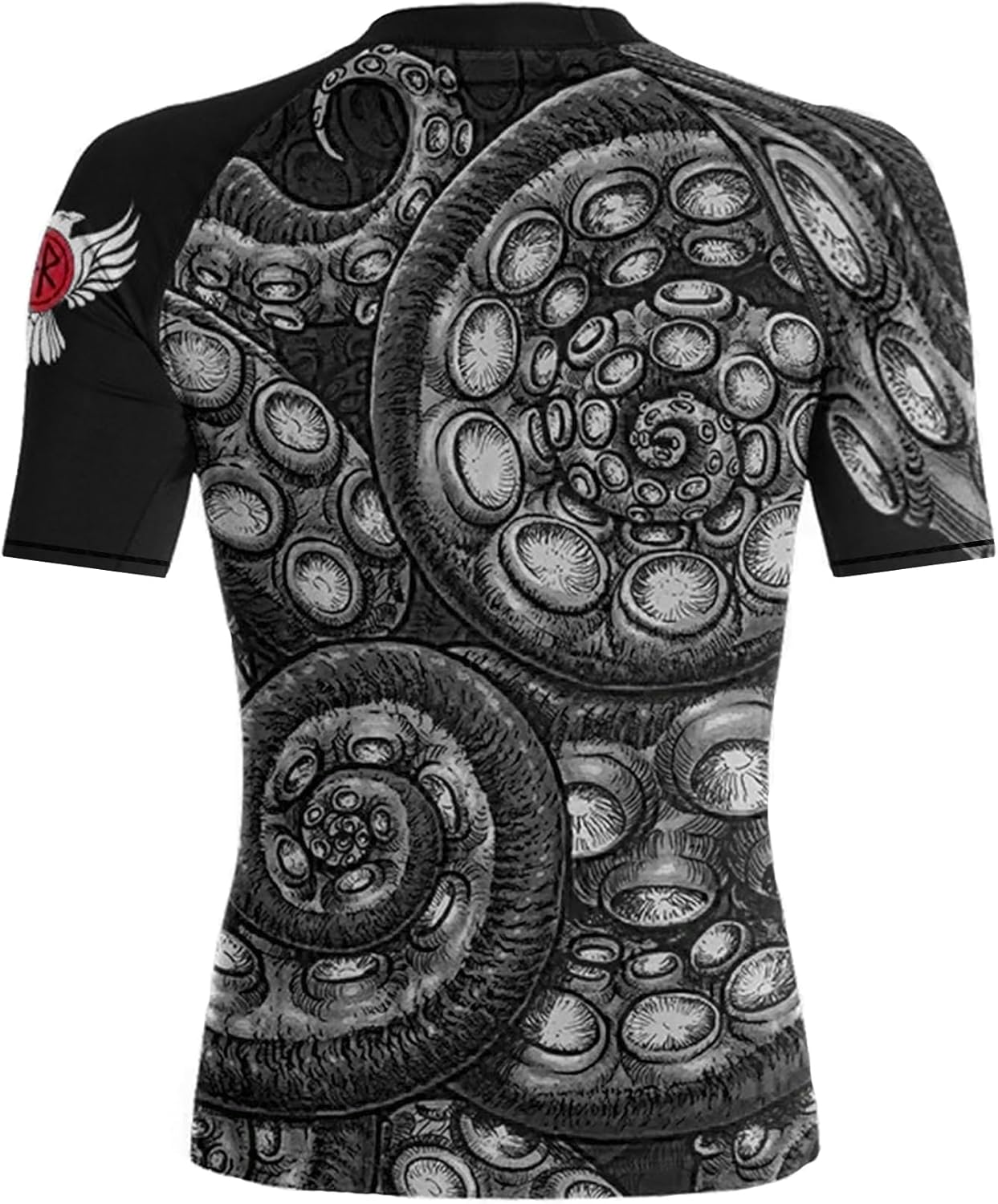 Raven Fightwear Women's Kraken Octopus BJJ Rash Guard Short Sleeve MMA - Image 2