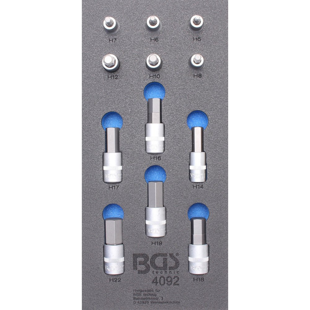 BGS 4092-1 Werkstattwageneinlage - Hartschaum Einlage Für Werkstattwagen