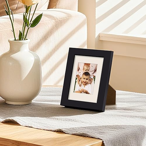 Vista 240 de upsimples - Portarretratos de 8.5 x 11 pulgadas, para fotos de 6 x 8 pulgadas con paspartú o de 8.5 x 11 pulgadas sin paspartú, marcos de fotos