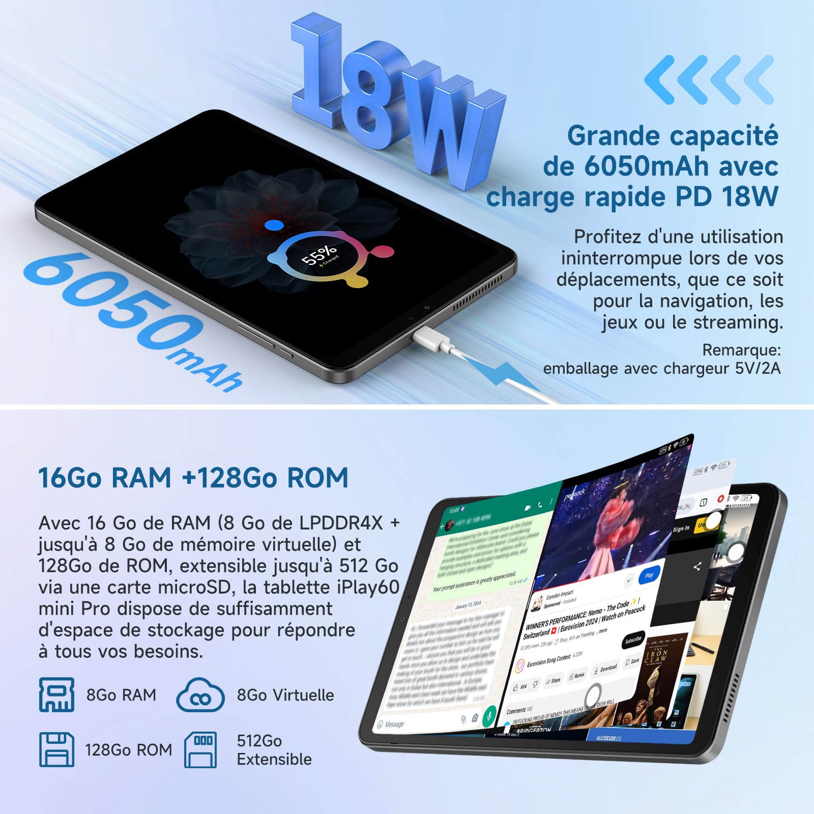 alldocube iPlay60mini pro 8.4インチ　android Amazon.com : ALLDOCUBE Android 14 Tablet, 8.4 inch Helio G99 iPlay
