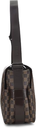 Pre-loved Damier Ebene Naviglio, Brown