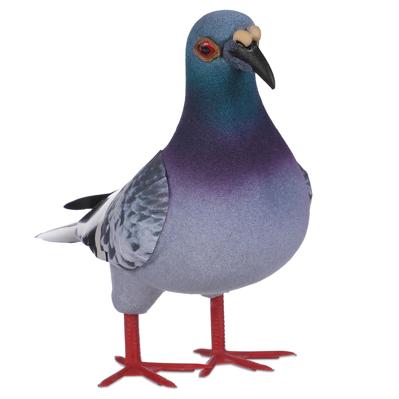 Figura de paloma realista VICASKY con plumaje artificial para decoración de terrazas
