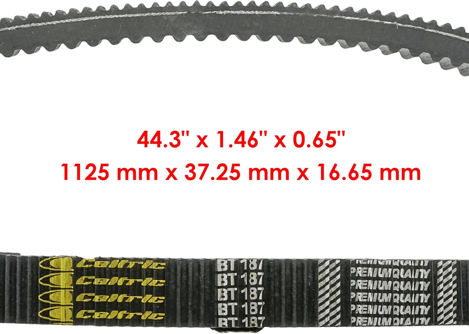 Clutch Drive Belt Compatible with Arctic Cat ZR 6000 129 137 2018-2023/0627-107