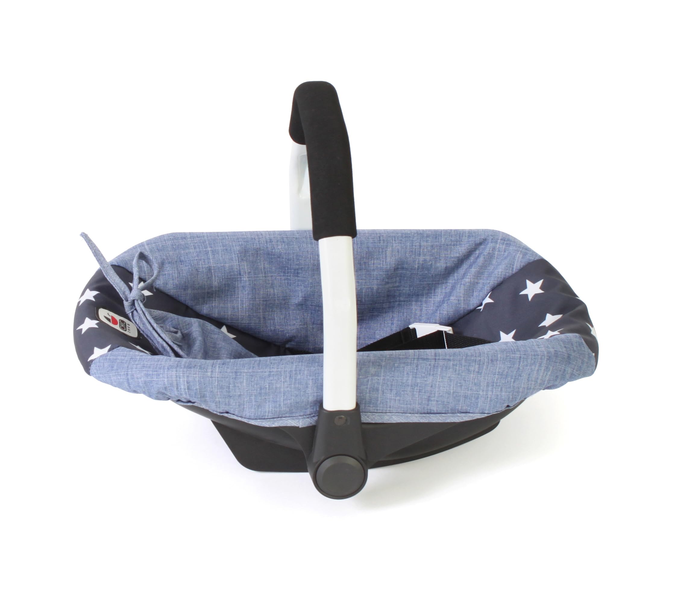 Bayer Chic 2000 - Poupée Siège Auto pour Poupée Bébé Poupée Porte-Poupée Accessoires Poupée Siège Auto pour Poupée Étoiles Marine 45 * 31 * 32cm