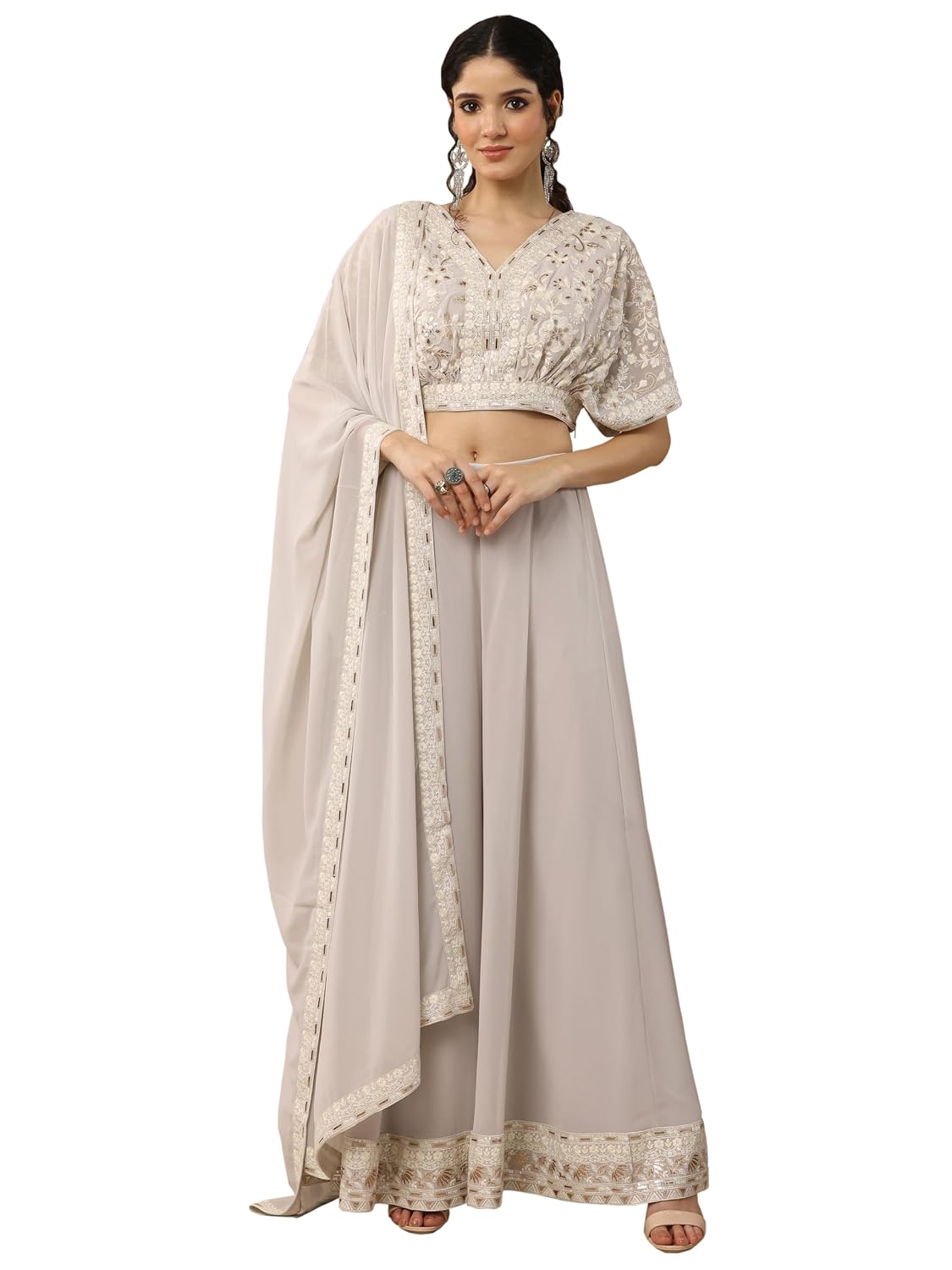 Libas Art Womens Embroidered Georgette Co-ord Set for Women - Review, Price and Buying Guide