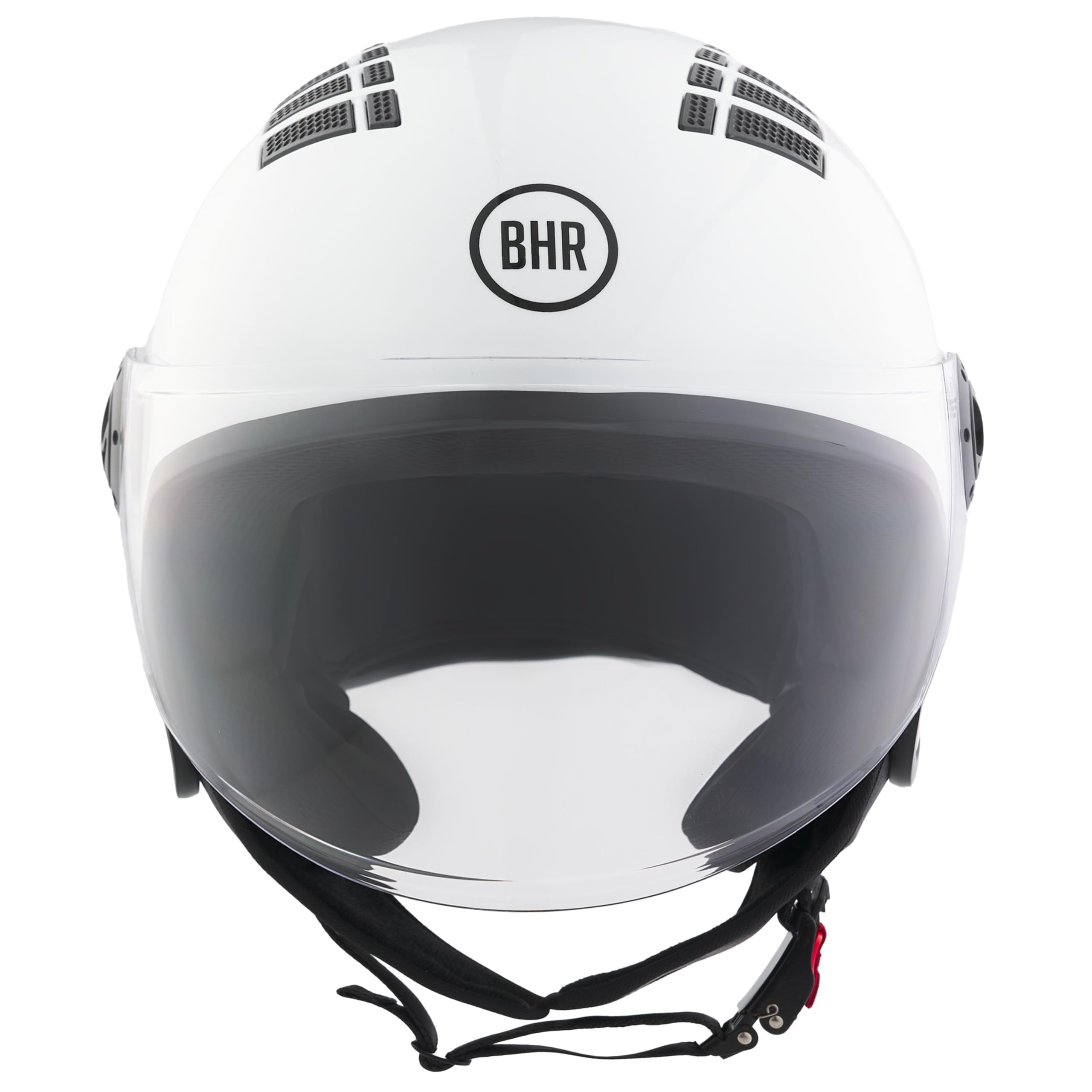 BHR Kask Demi-Jet, Kask na Skuter 834 flow | Homologacja ECE 22.06, rozmiar L, Idealny do Miasta, Mężczyzna i Kobieta, Kask Motocyklowy i Motorowerowy