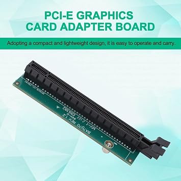 PCI E Graphic Card Adapter, Tiny 5 PCIE16 Riser Card for ThinkCentre M920q M920x M910x M720q P330, Computer Components 01AJ940, Support for I350-T4 4 Port NIC (With Back Plate)