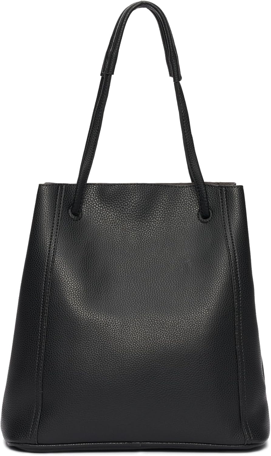 Tote Bag for Women Genuine Leather Work Bag Casual Shoulder Handbags with Adjustable Strap