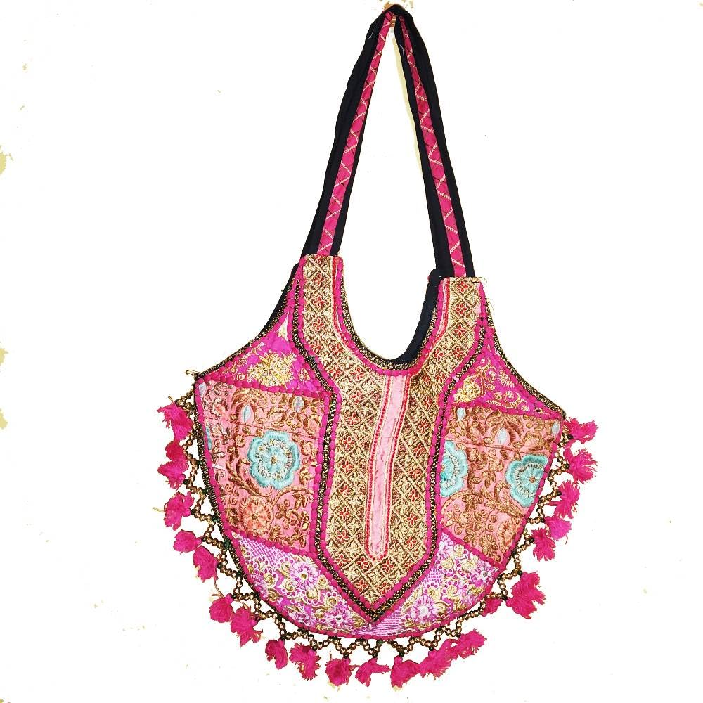 OCR INTERNATIONALIndian Handmade work women bag Banjara Tote Shoulder Bag Vintage Embroidered Bag