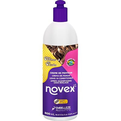 NOVEX My Curls Soft Leave In – Repairs Damaged Curls – Enhances Shine, Softness and Luster – Frizz Free Hair - 17.6 oz.