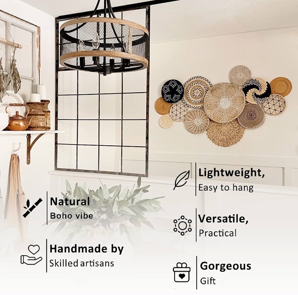 Amazon.co.jp: ChicnChill ボーホーウォールデコレーション – 13