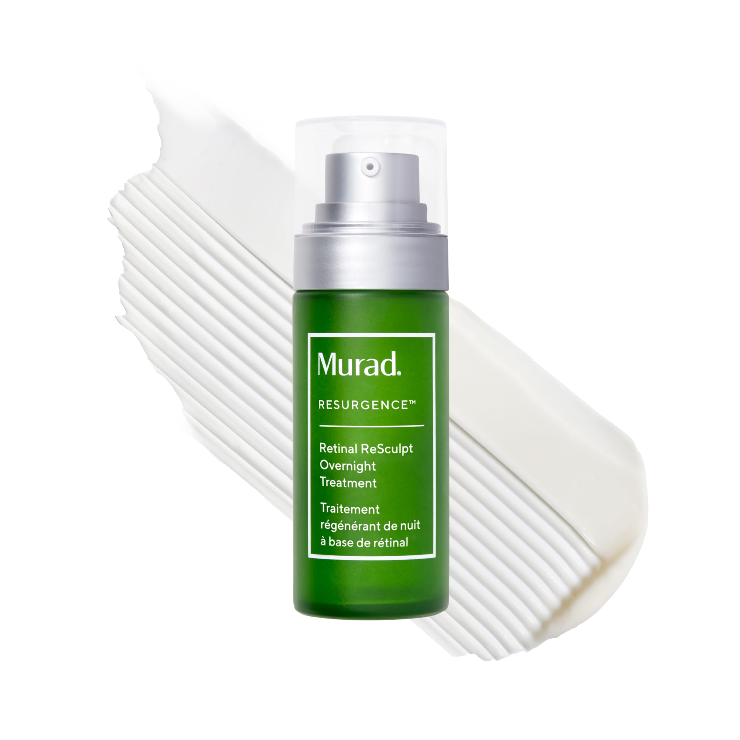 Murad Retinal ReSculpt Overnight Treatment - Resurgence Anti-Aging Serum for Lines and Wrinkles – Encapsulated Vitamin A Skin Care for Smoothing, Firming and Lifting Face and Neck, 1.0 Fl Oz, clear