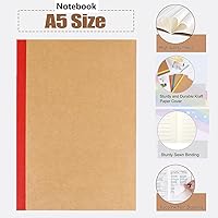 Vista 3 de 12 Pack Notebooks Lined Journal Bulk Writing Diary Planner with Thick Paper, 60 Pages, 30 Sheets, 8.3x5.5 inch for Home, Office or School Supplies
