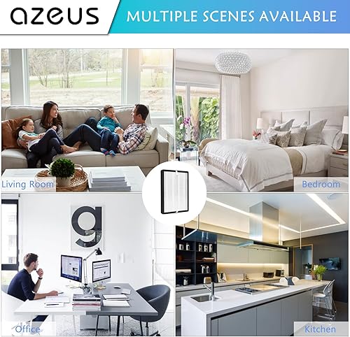 Miniatura 5 de AZEUS GL-FS32 - Filtro purificador de aire, True HEPA H13 con carbón activado y prefiltro, compatible con GL-FS32, 1 paquete