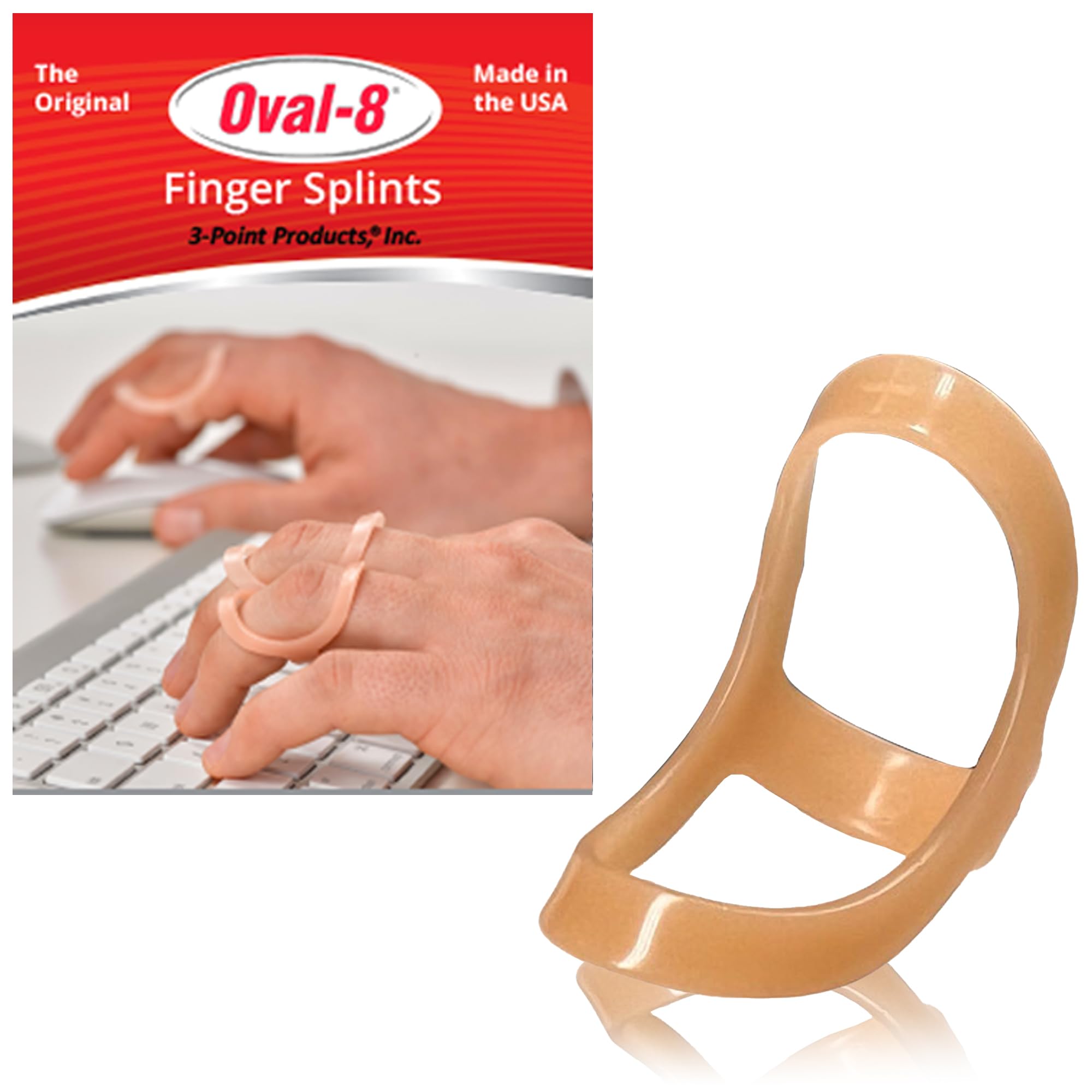 Amazon | Oval-8 Finger Splint Single Size Pack- Size 15 (Package