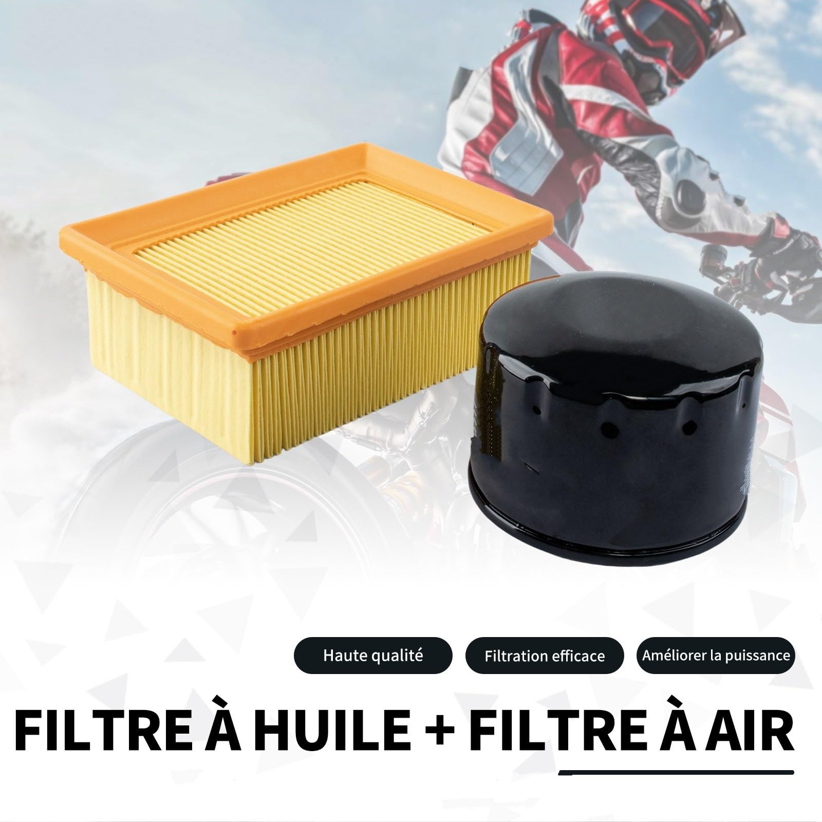 per Qjmotor FORT350 filtri Olio Filtro Aria Filtro Aria | Elemento detergente per l'aspirazione del motore
