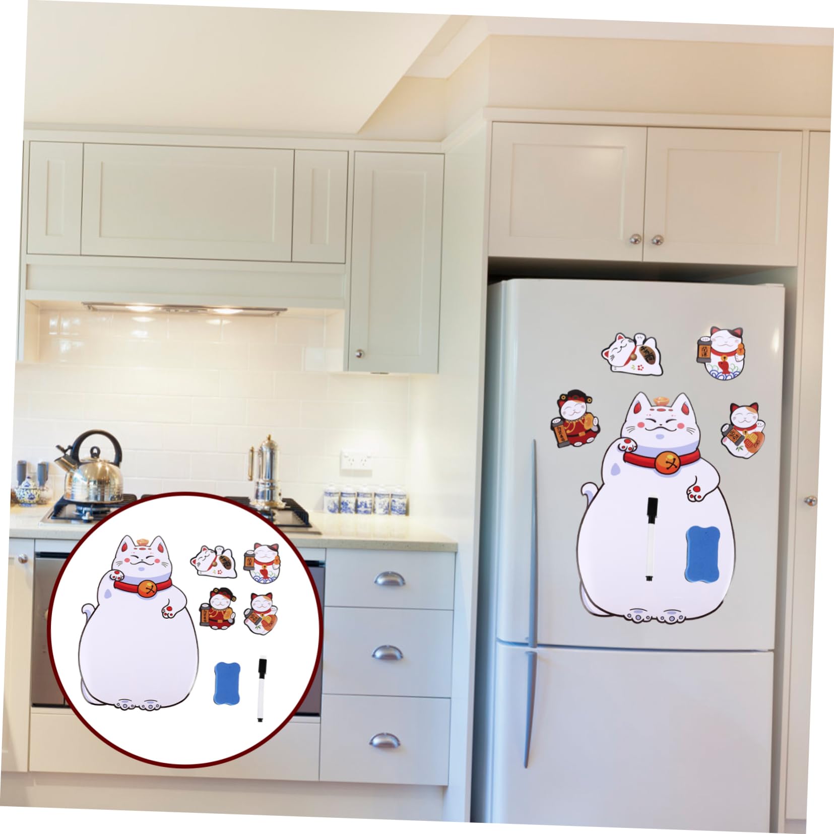 PRETYZOOM Pizarra 4 Juegos De Bloc De Notas Tablero De Menú Tablero De Borrado para Niños Imán Gráfico Tablero De Planificación Tablero De Horario De Refrigerador