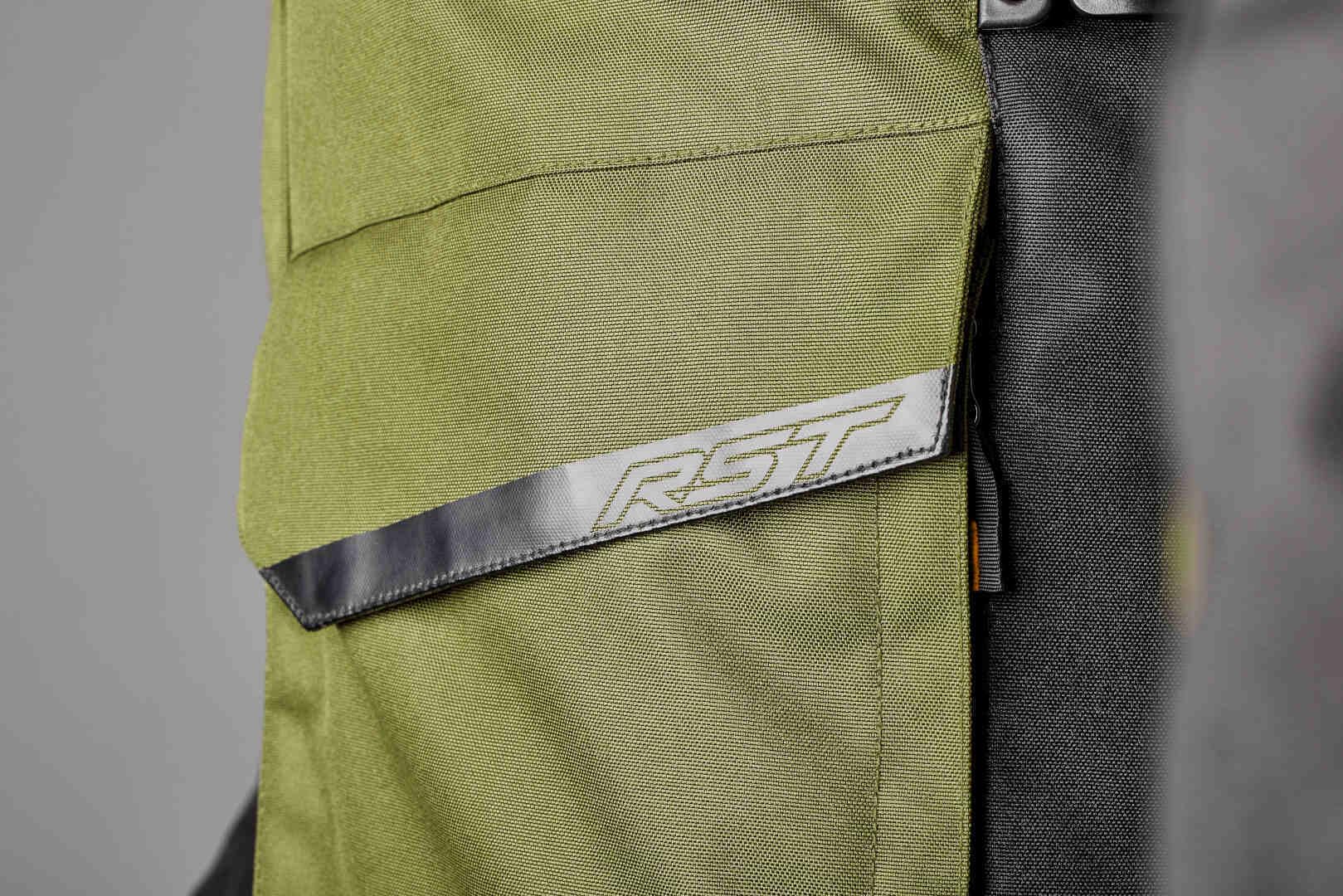 RST Maverick Evo Kurtka tekstylna motocyklowa, zielony/szary, 3XL