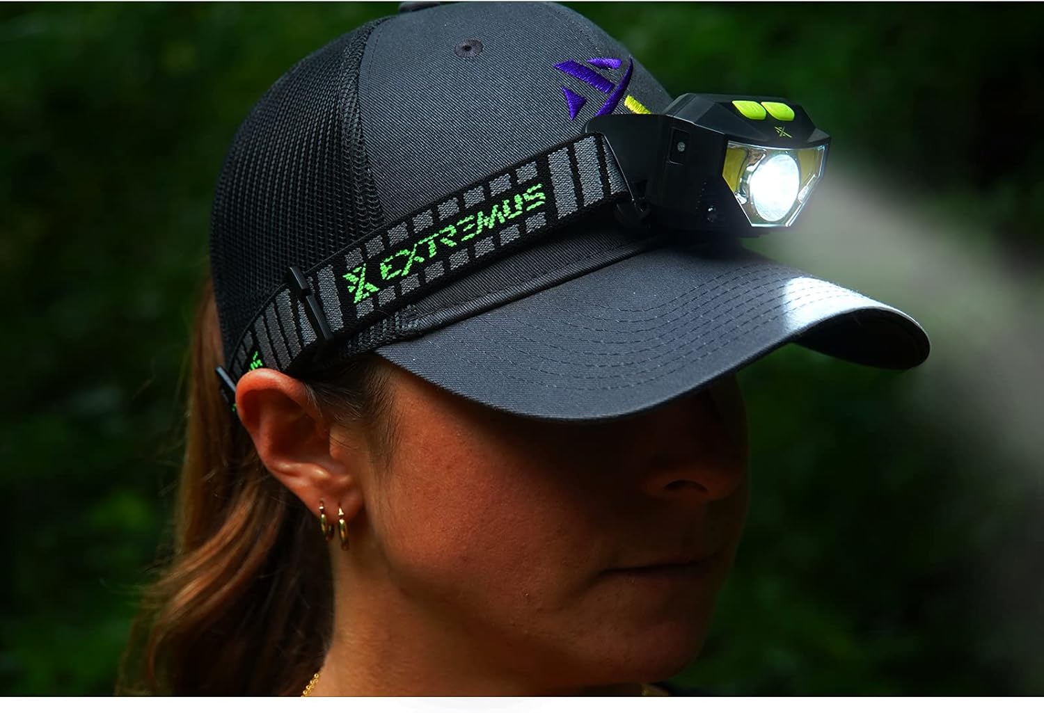 Extremus Midnight Torch Headlamp,8 Light Modes Head Light,Motion Activated Head Flashlight,IPX4 Waterproof,Rechargeable Lithium-Ion Battery,Ideal for Camping, Hiking,Biking, Hunting,Fishing(2 Pack) : Sports & Outdoors