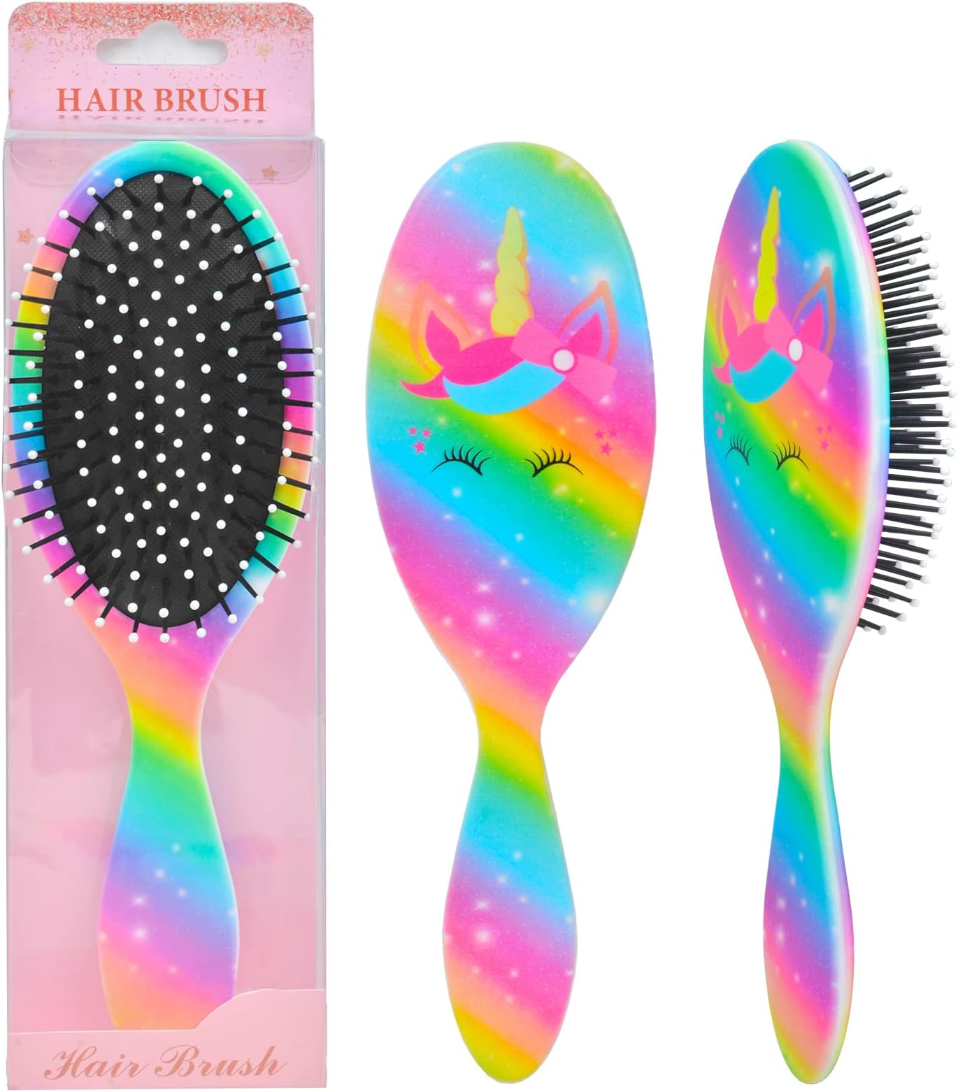 Amazon.com : Kids Hair Brush Girls, Toddler Wet Dry Detangling Hair ...
