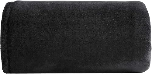 Eddie Bauer - Manta de tamaño king, ropa de cama ultra suave de felpa, ribete con dobladillo para un acabado a medida, manta para sofá y cama (negro)